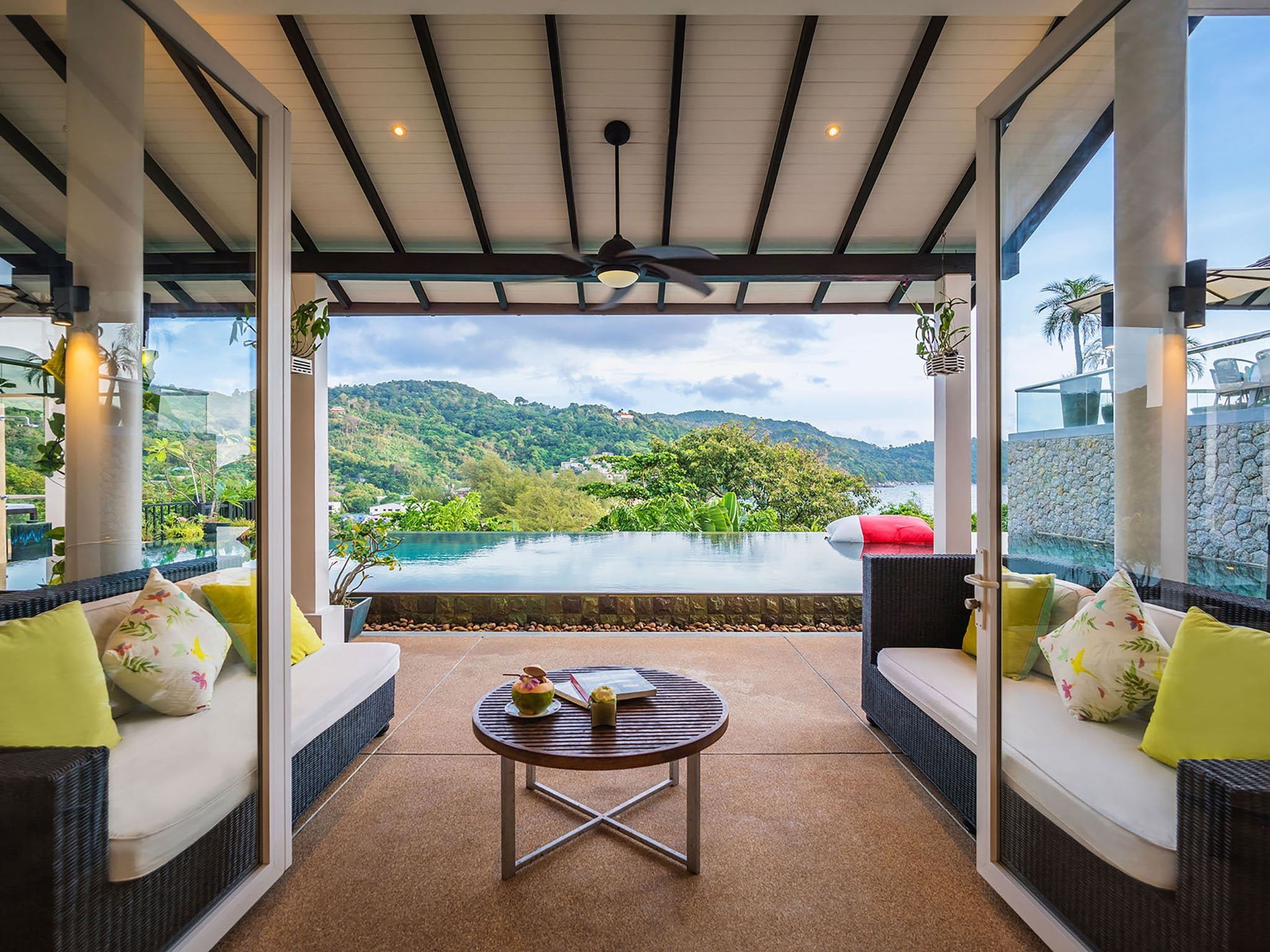 6. villa amanzi poolside terrace