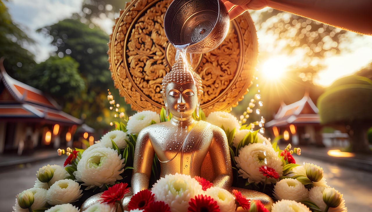 songkran celebrations from your private villa paradise