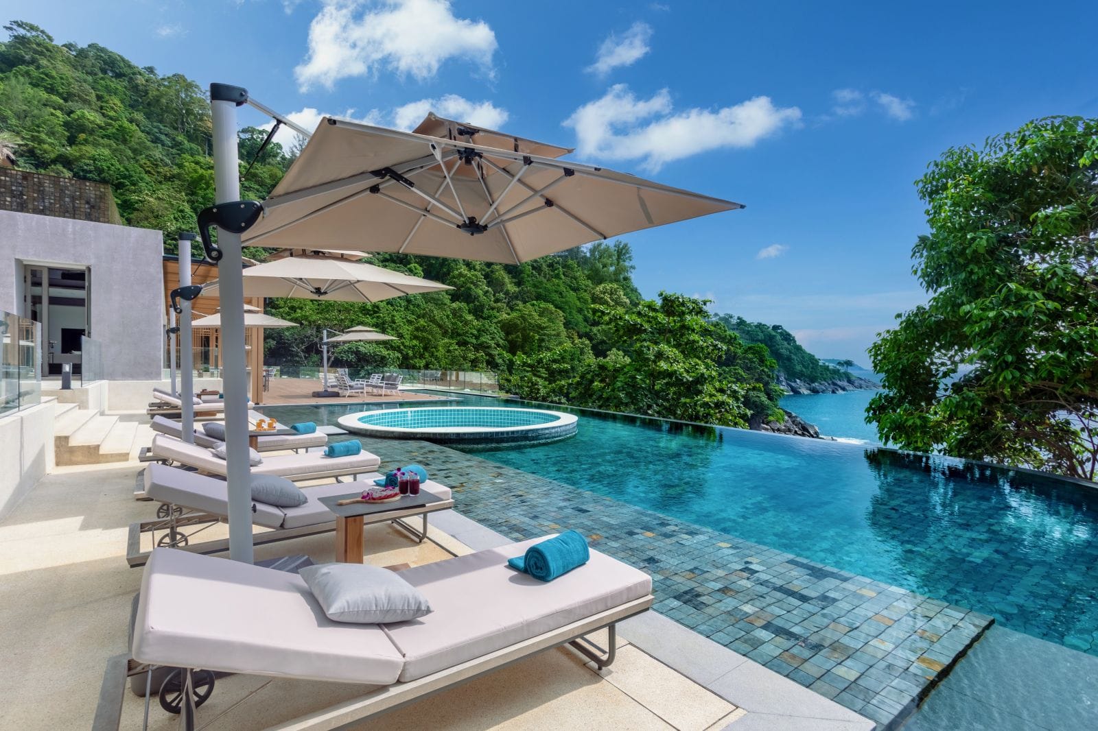 the aquila villa phuket lower level swimming pool area 1