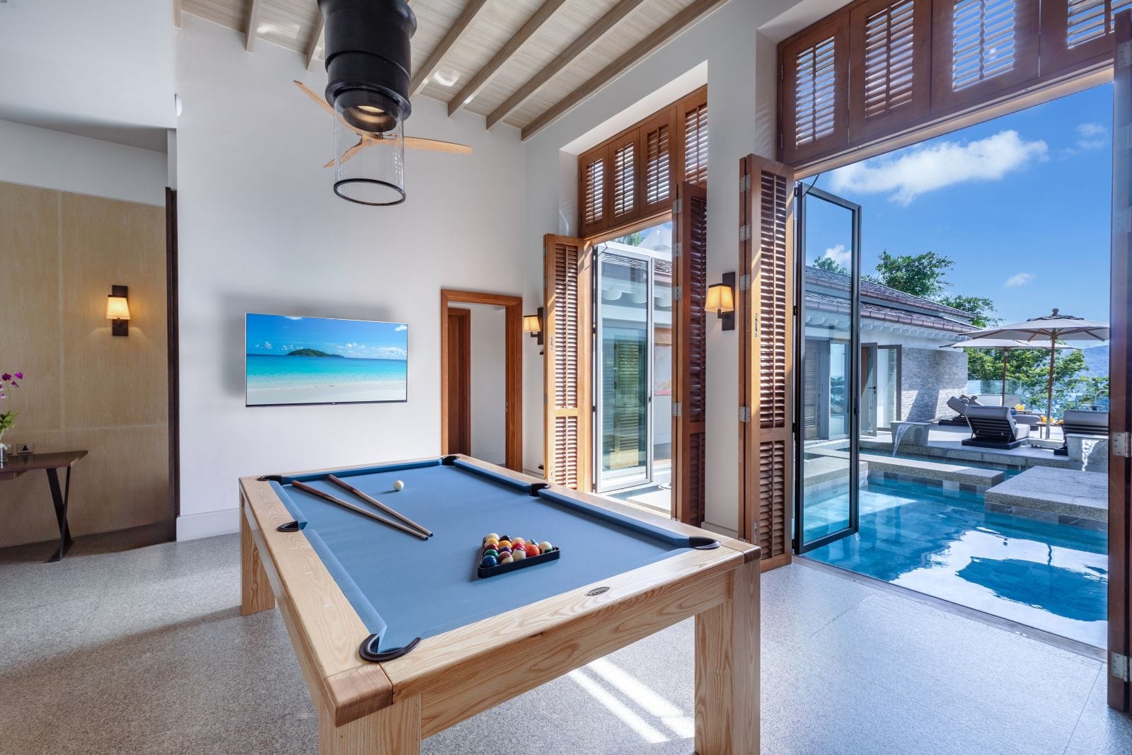 villa amankara phuket game room 2